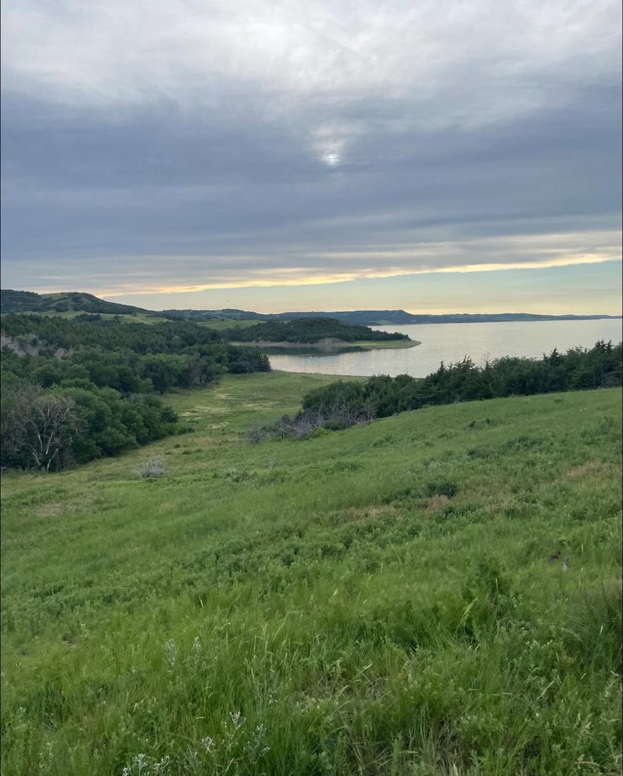 Missouri River valley near the park